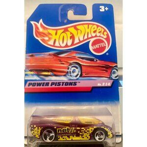 Hot Wheels Power Pistons No. 2/4 1997 Purple & Yellow Die-Cast Car New